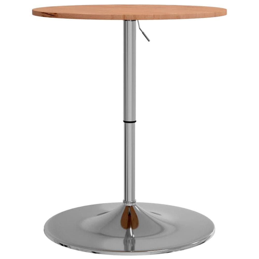 Vidaxl Barový stolík Ø60x89,5 cm, bukový masív